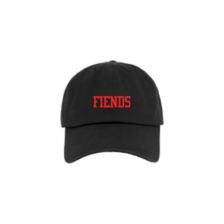 FIENDS LOGO DAD HAT - BLACK