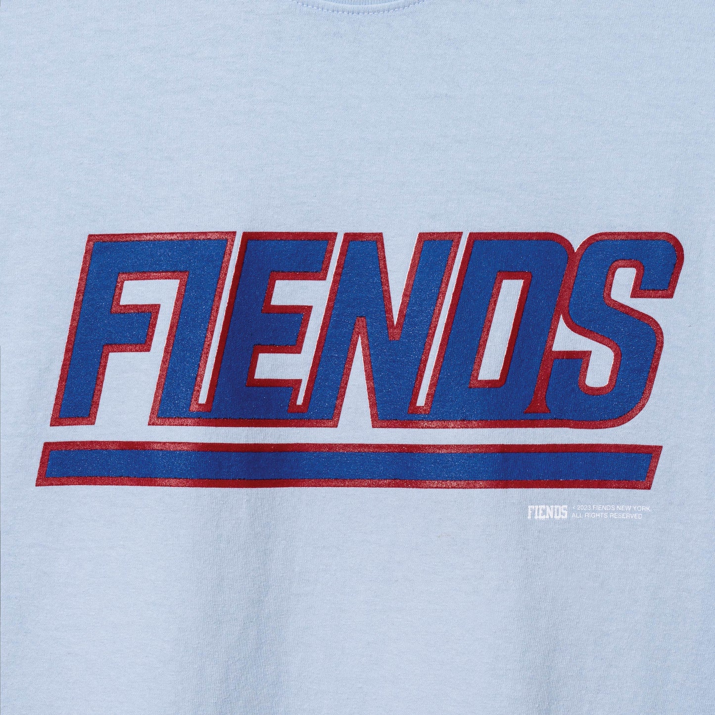 Big Blue Wrecking Crew Tee - Light Blue
