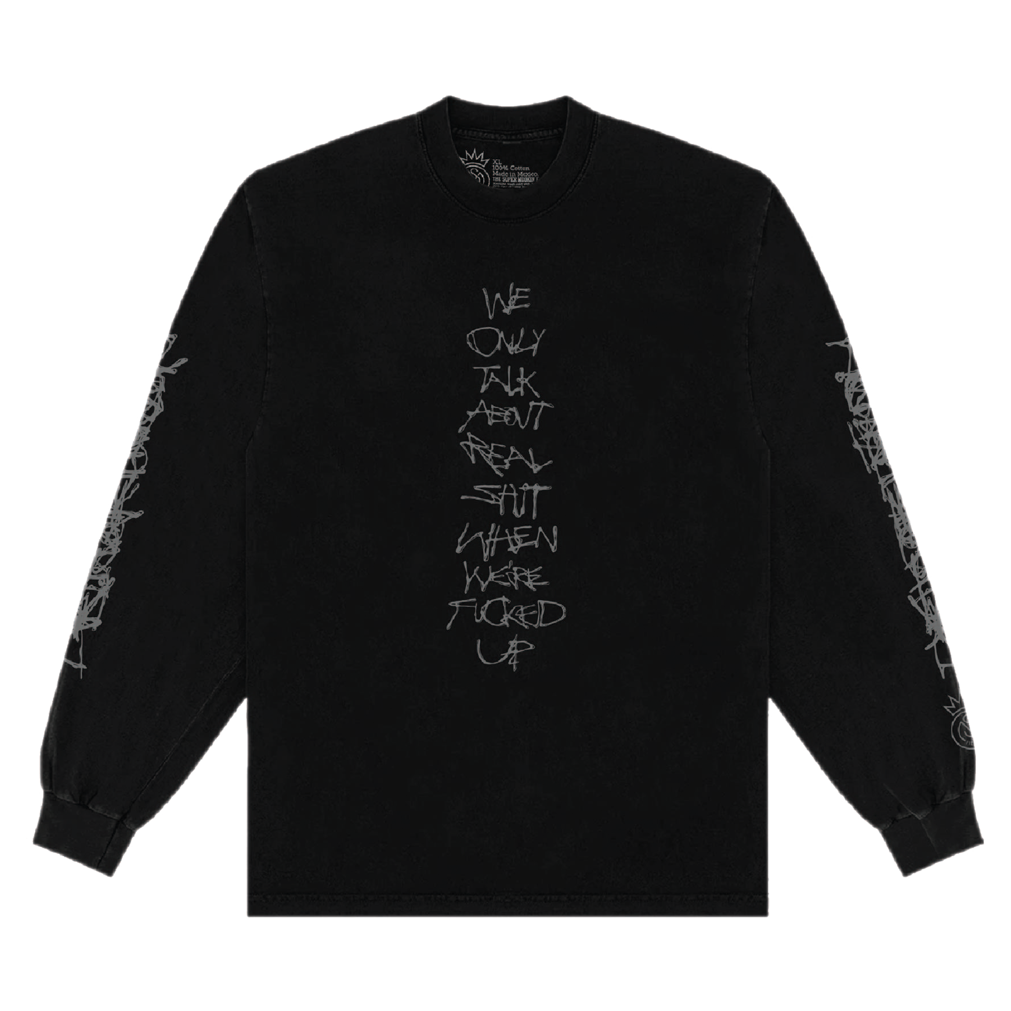LIQUID WOTARSWWFU TOUR L/S TEE - BLACK
