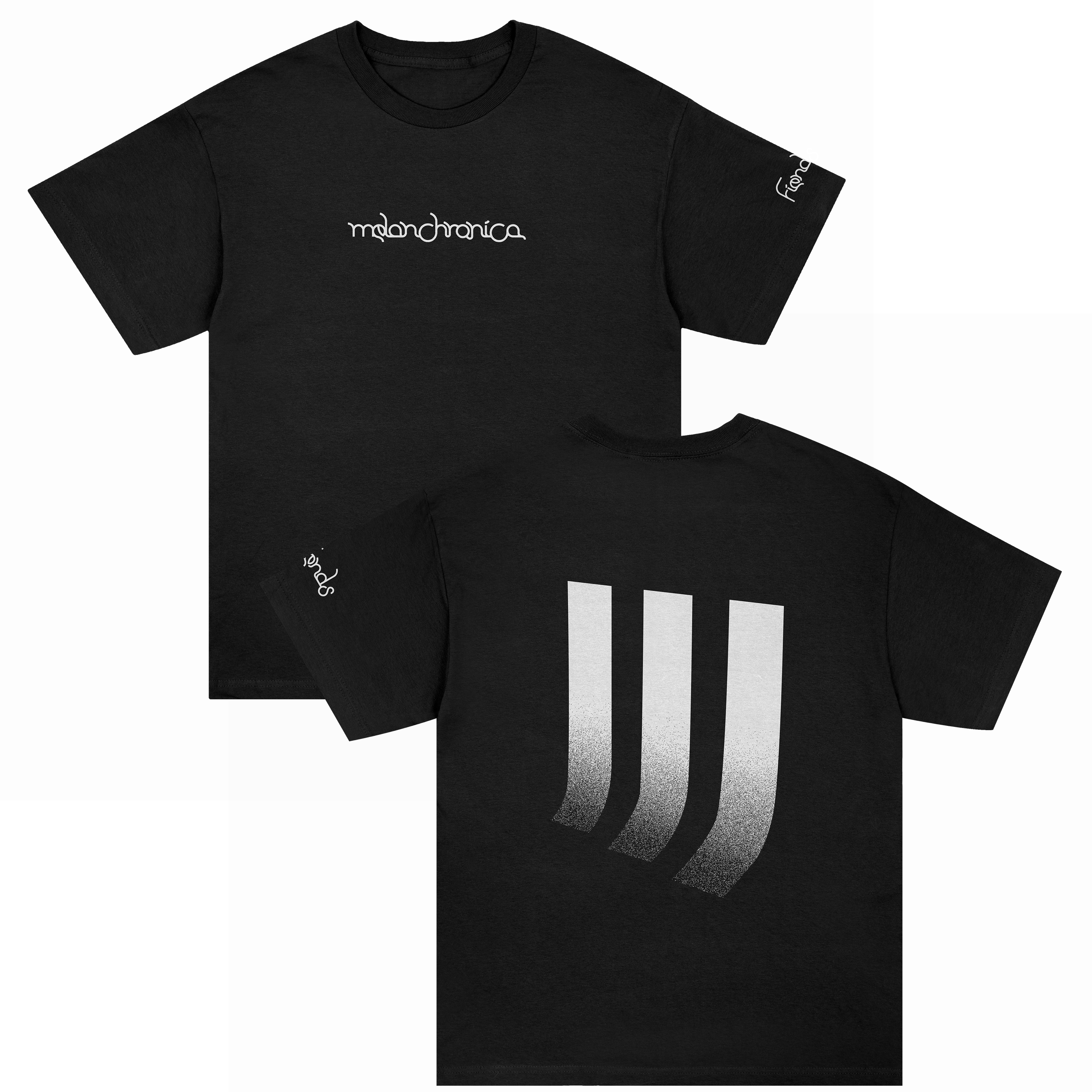 Melanchronica Album Tee - Black