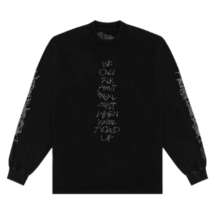 LIQUID WOTARSWWFU TOUR L/S TEE - BLACK