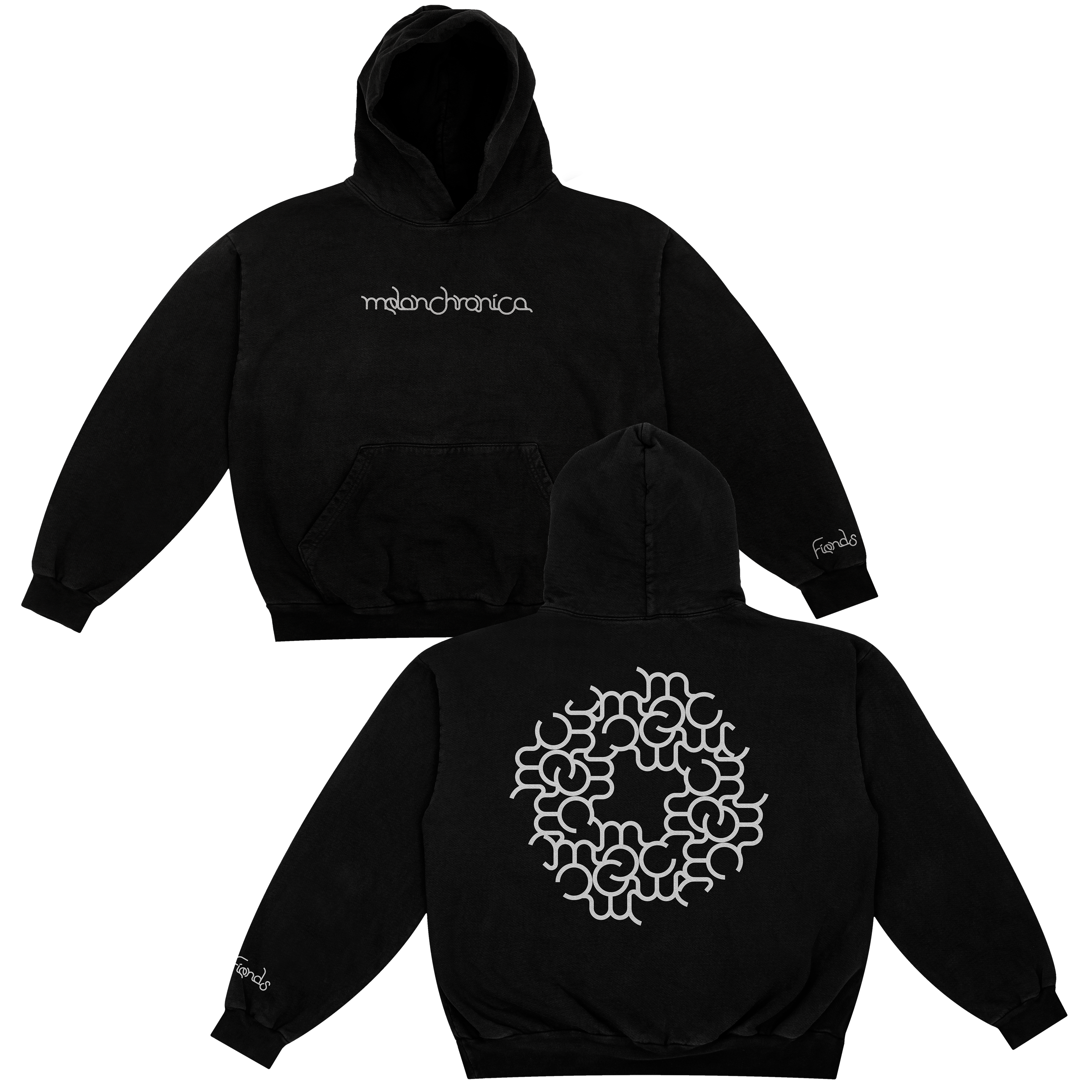 Melanchronica Album Hoodie - Black