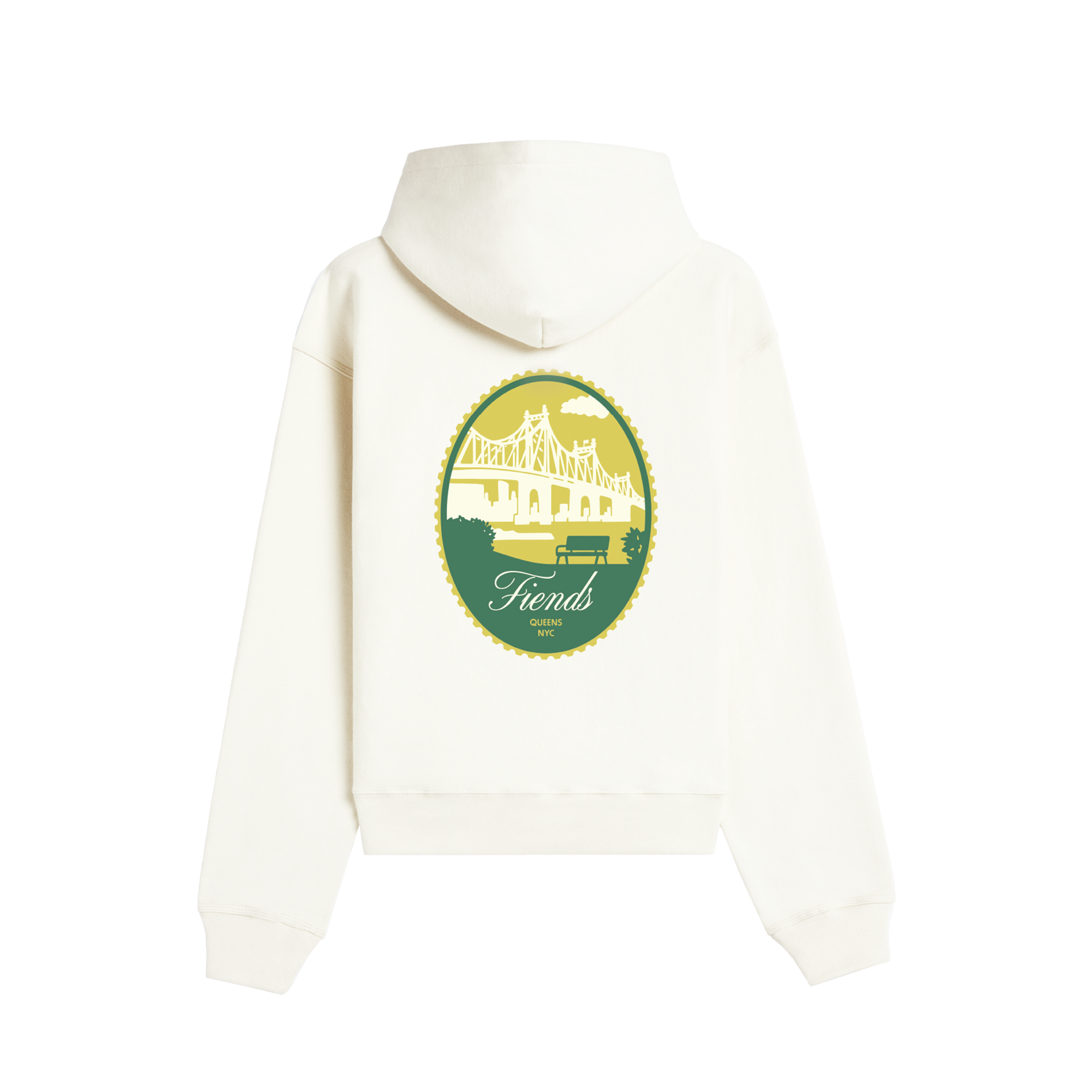 Queens Plaza Hoodie - Cream