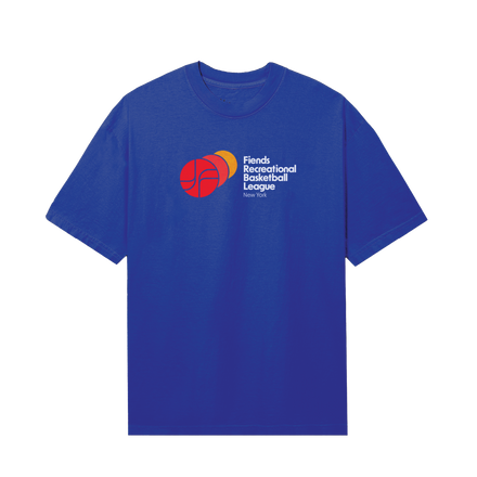 Fiends Rec League Tee - Royal Blue
