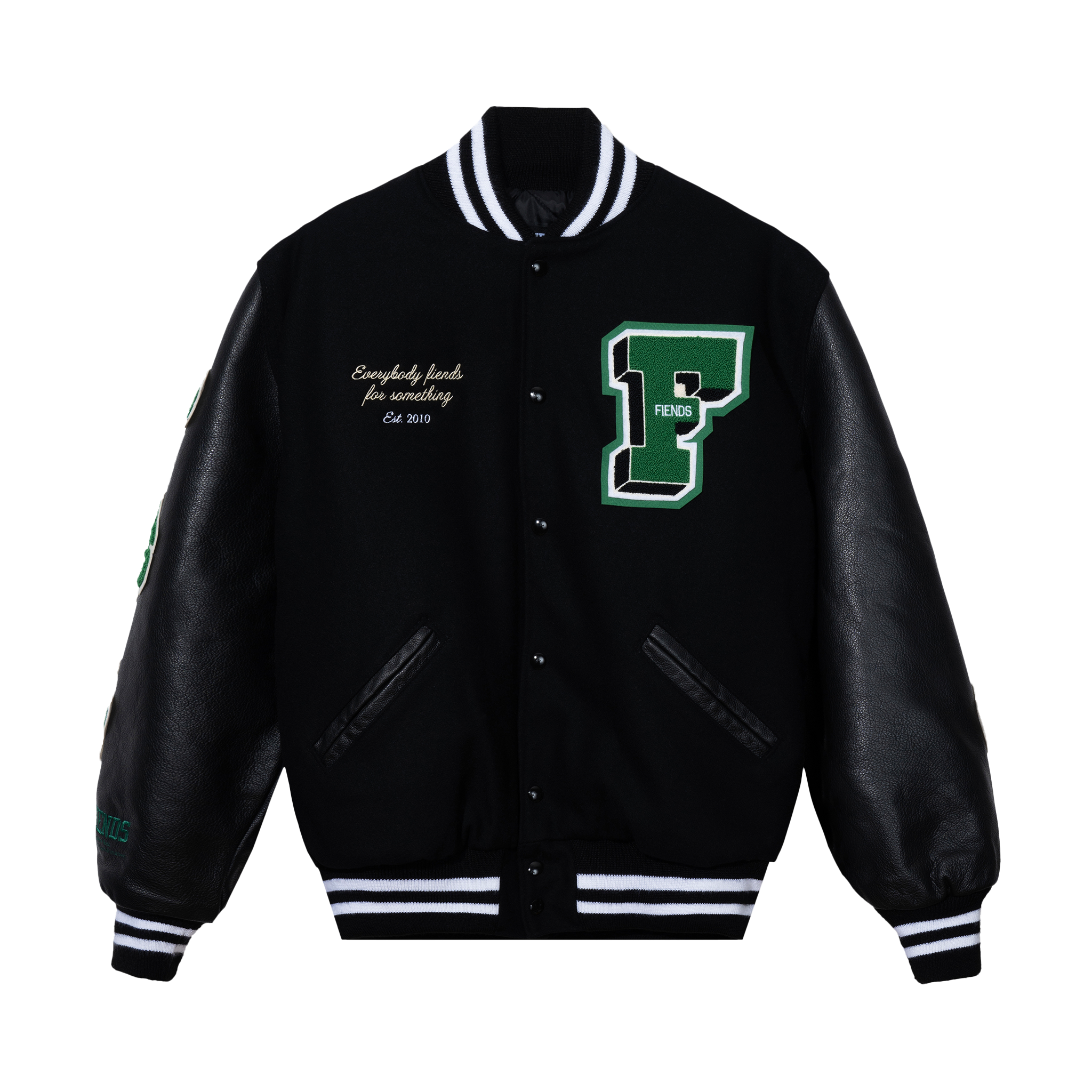 Homegrown Varsity Jacket - Black