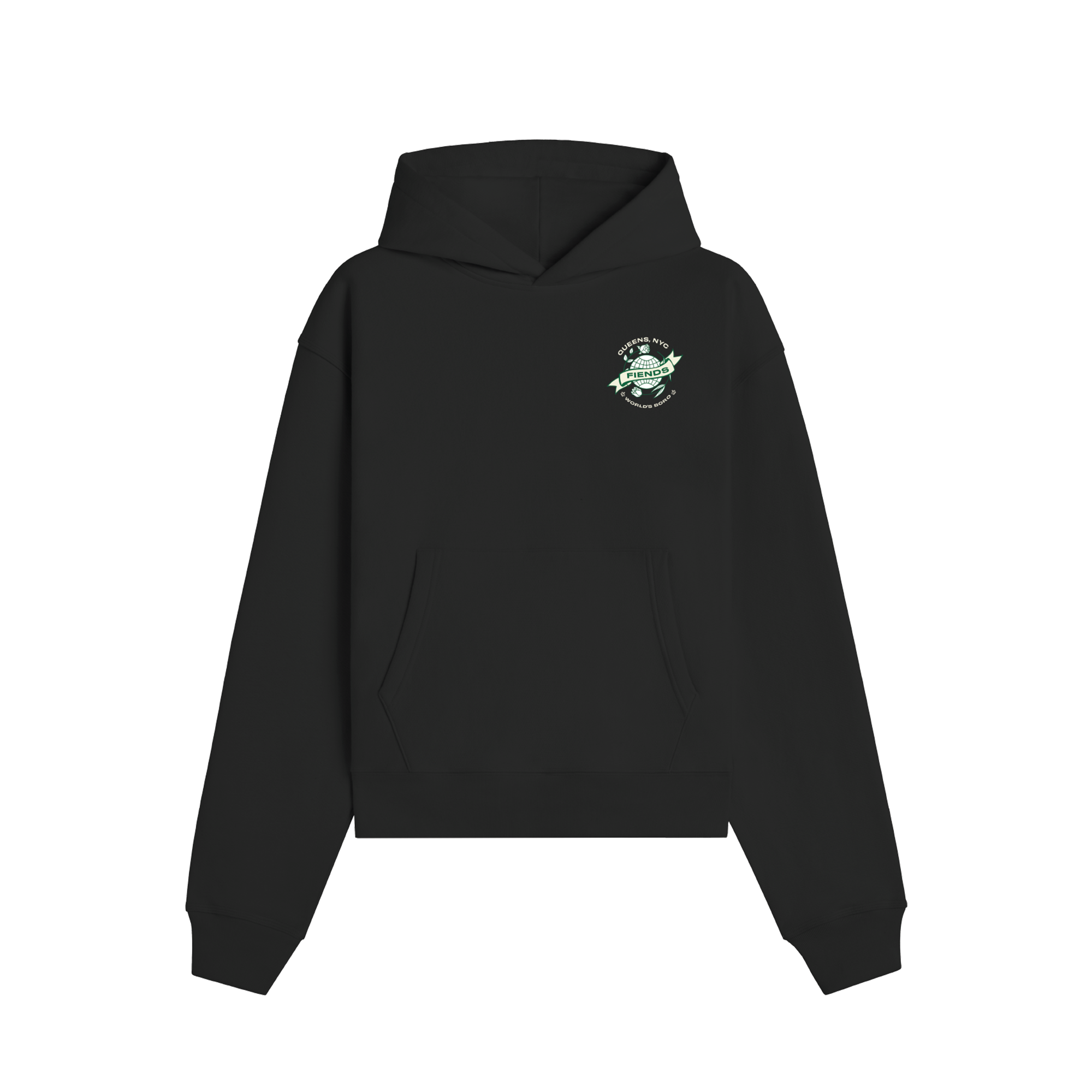 Worlds Borough Hoodie - Black